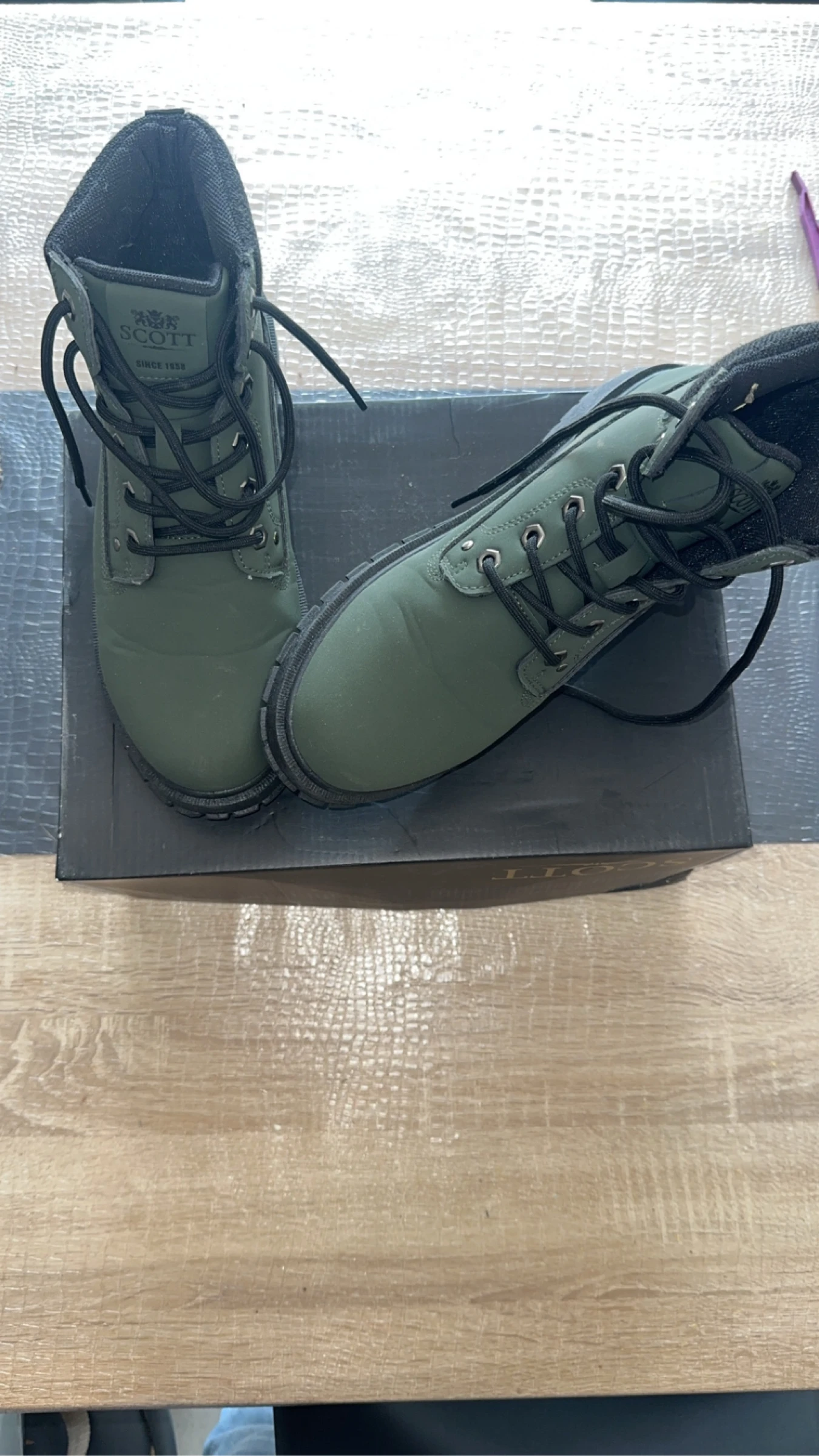 Chaussures femme kaki